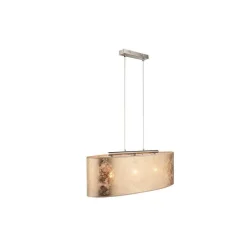 Suspension Globo Nickel Mat, 3 Lumieres