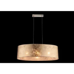 Suspension Globo Nickel Mat, 3 Lumieres