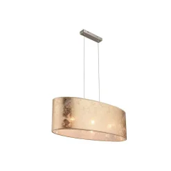 Suspension Globo Nickel Mat, 3 Lumieres