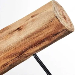 Suspension Gondo Brun, Noir, 3 Lumieres