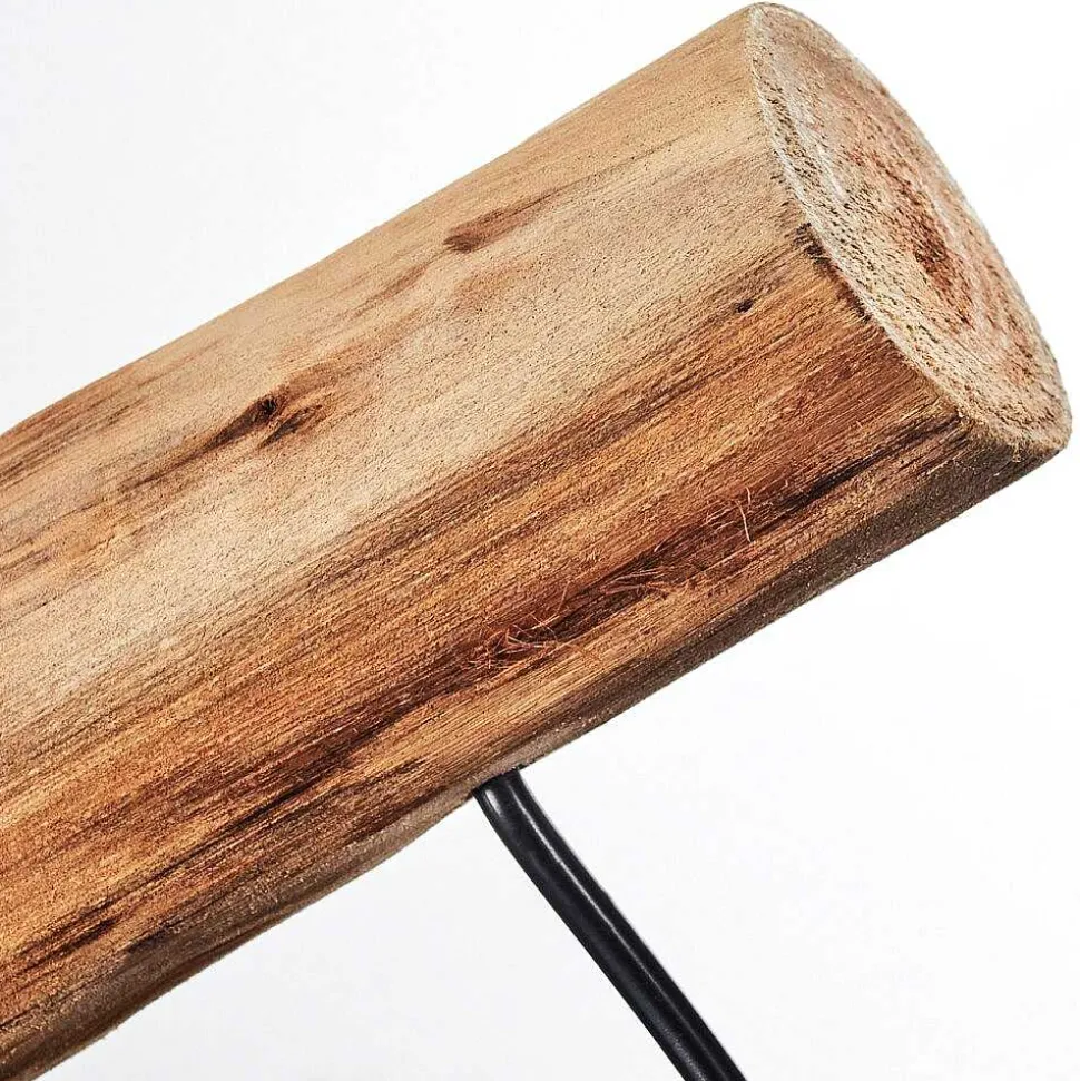 Suspension Gondo Brun, Noir, 3 Lumieres