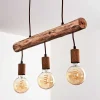 Suspension Gondo Rouille, 3 Lumieres