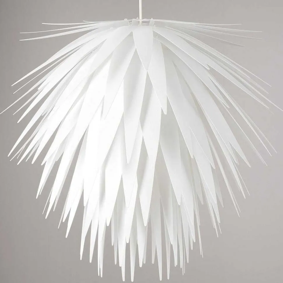 Suspension Grinder Blanc, 1 Lumiere