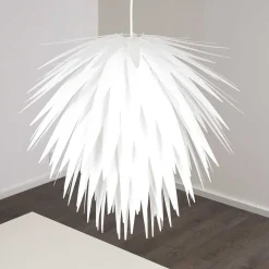 Suspension Grinder Blanc, 1 Lumiere