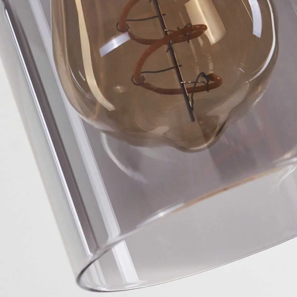 Suspension Hunouri Noir, 4 Lumieres