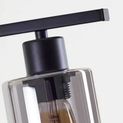 Suspension Hunouri Noir, 4 Lumieres