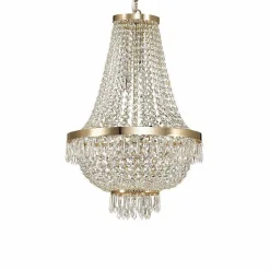 Suspension Ideal Lux Caesar Chrome, 9 Lumieres