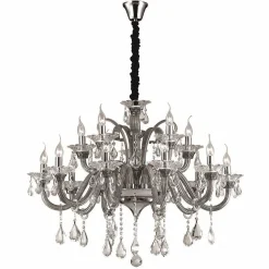 Suspension Ideal Lux Colossal Chrome, 15 Lumieres