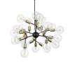 Suspension Ideallux Spark Noir, 24 Lumieres
