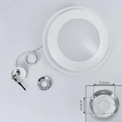 Suspension Ittingen Led Blanc, 1 Lumiere, Changeur De Couleurs