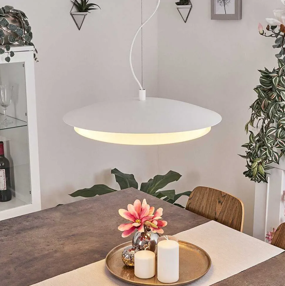 Suspension Ittingen Led Blanc, 1 Lumiere, Changeur De Couleurs