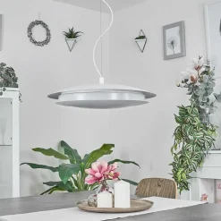 Suspension Ittingen Led Blanc, 1 Lumiere, Changeur De Couleurs