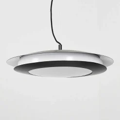 Suspension Ittingen Led Noir, 1 Lumiere, Changeur De Couleurs