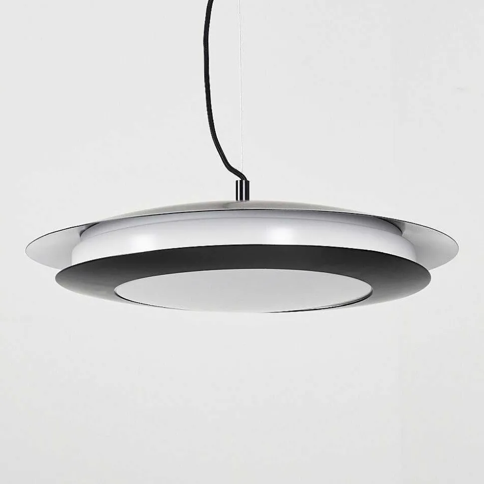 Suspension Ittingen Led Noir, 1 Lumiere, Changeur De Couleurs