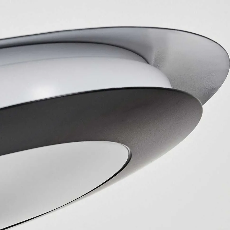 Suspension Ittingen Led Noir, 1 Lumiere, Changeur De Couleurs