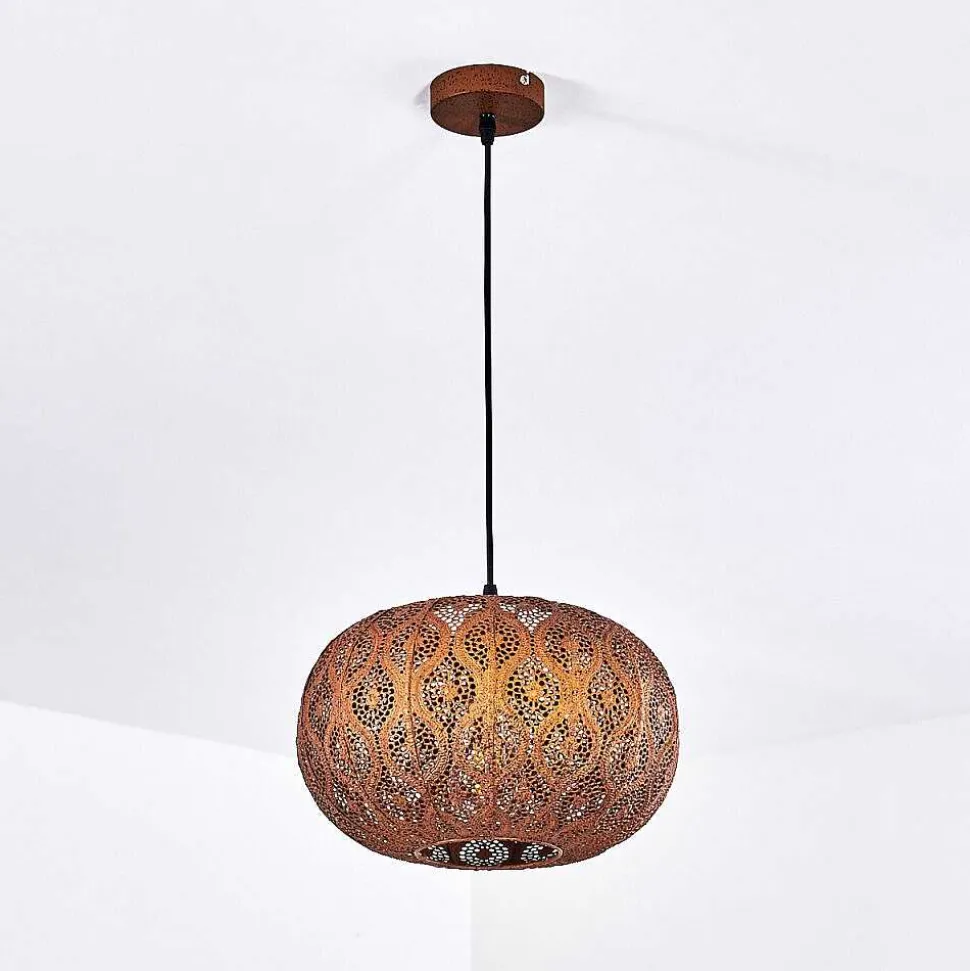 Suspension Kemer Rouille, 1 Lumiere