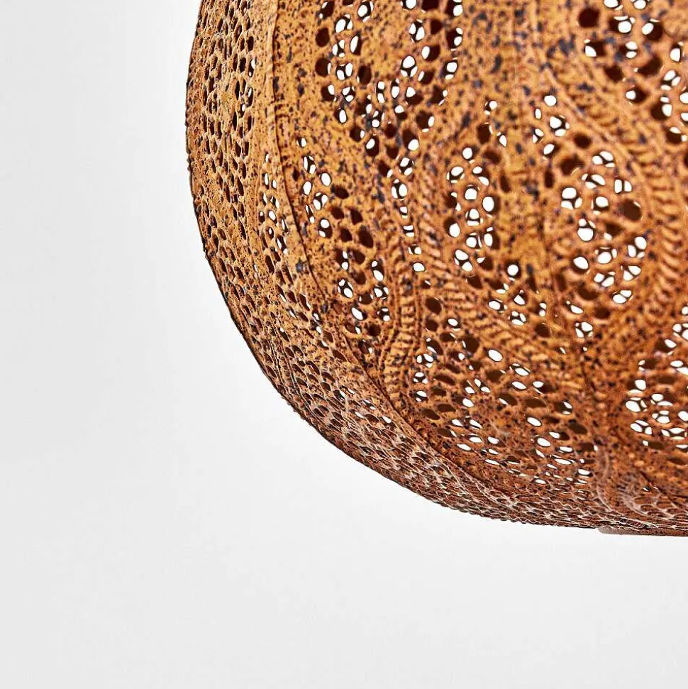 Suspension Kemer Rouille, 1 Lumiere