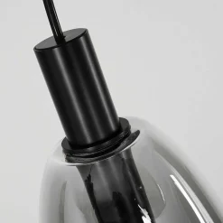 Suspension Kenong Noir, 3 Lumieres