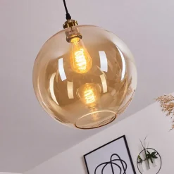 Suspension Lololo Laiton, 1 Lumiere