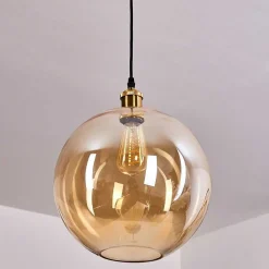 Suspension Lololo Laiton, 1 Lumiere