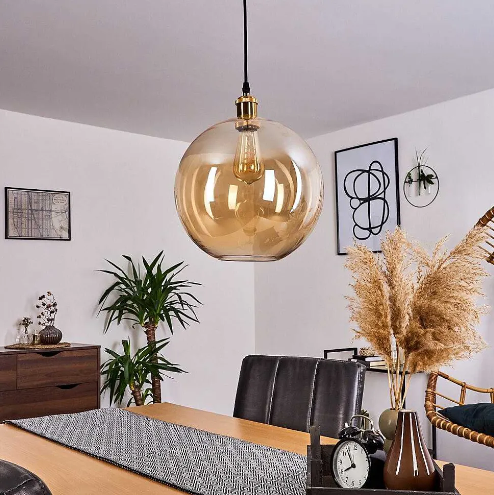 Suspension Lololo Laiton, 1 Lumiere