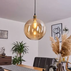 Suspension Lololo Laiton, 1 Lumiere