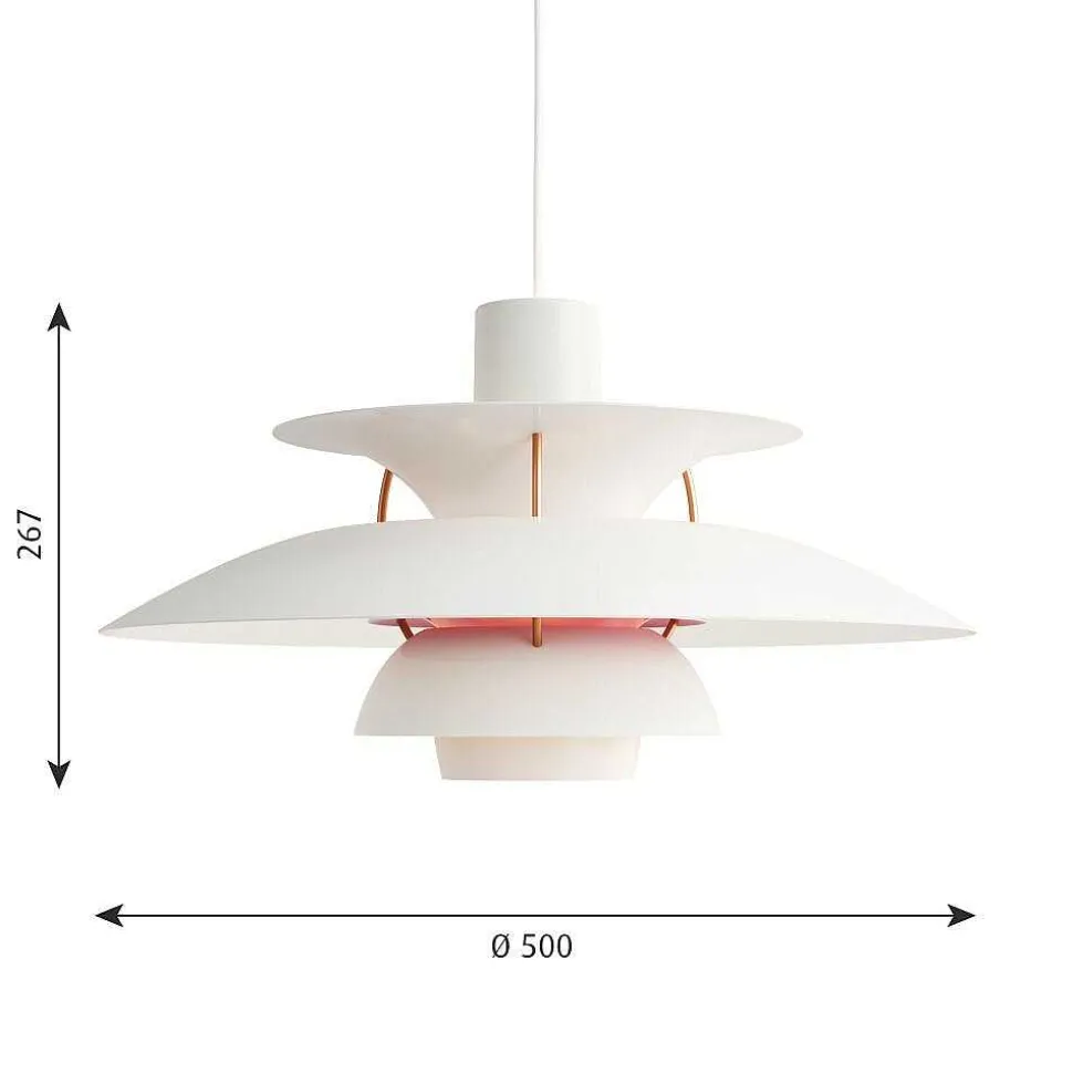 Suspension Louis Poulsen Blanc, 1 Lumiere