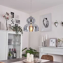 Suspension Malvaglia Chrome, 1 Lumiere