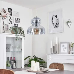 Suspension Malvaglia Chrome, 1 Lumiere