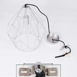 Suspension Marang Argente, 1 Lumiere