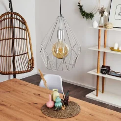 Suspension Marang Argente, 1 Lumiere