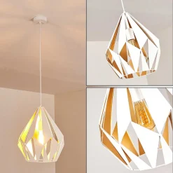 Suspension Marang Blanc, 1 Lumiere