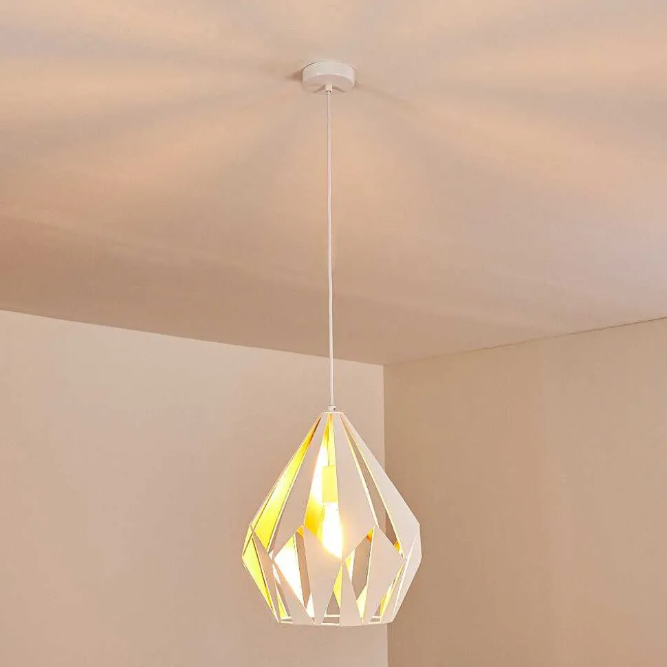 Suspension Marang Blanc, 1 Lumiere