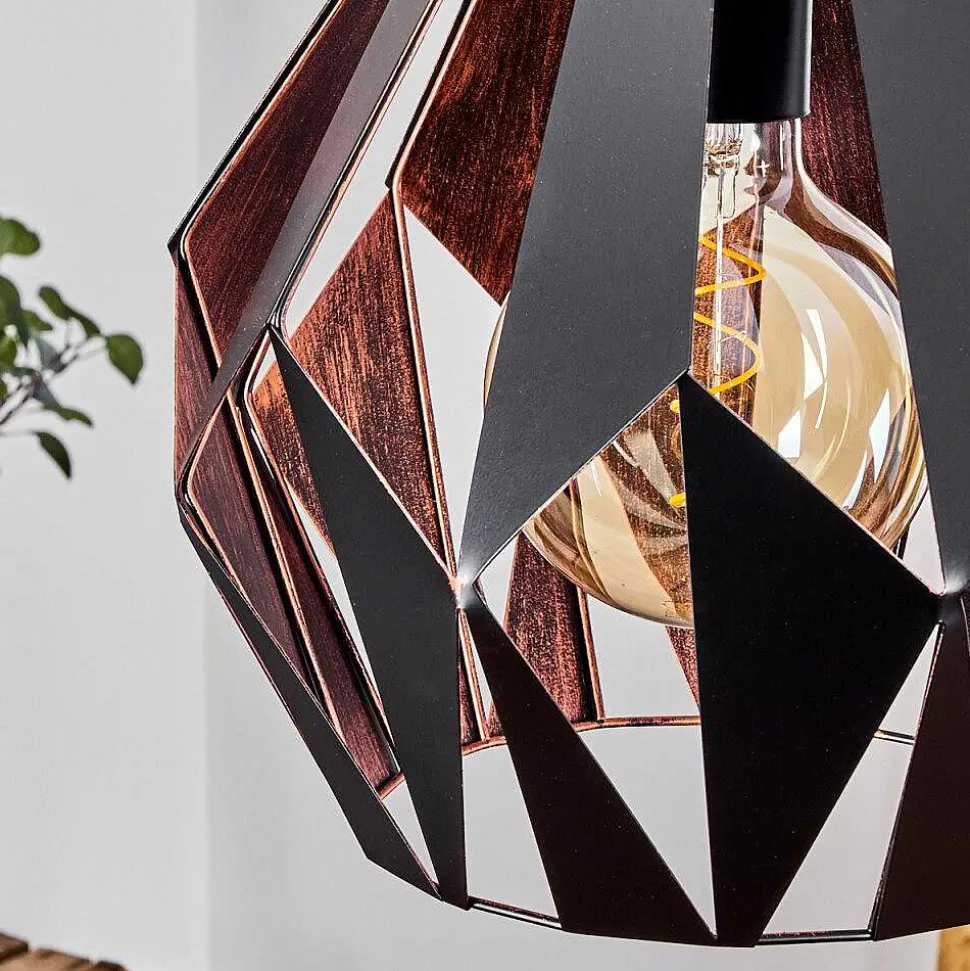 Suspension Marang Noir, 1 Lumiere