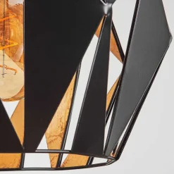 Suspension Marang Noir, Argente, 1 Lumiere