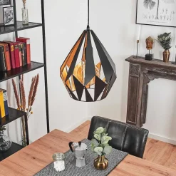 Suspension Marang Noir, Argente, 1 Lumiere