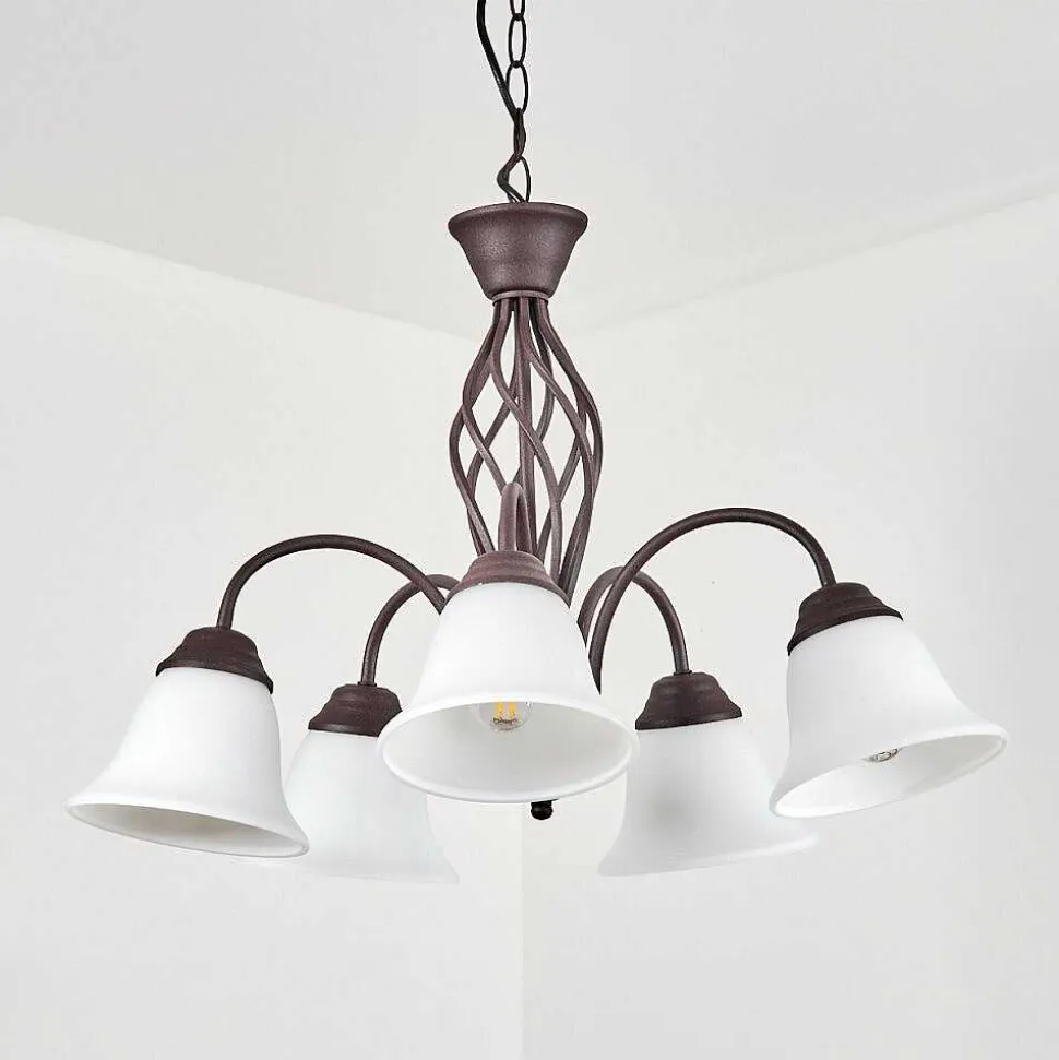 Suspension Mosquerito Rouille, 5 Lumieres