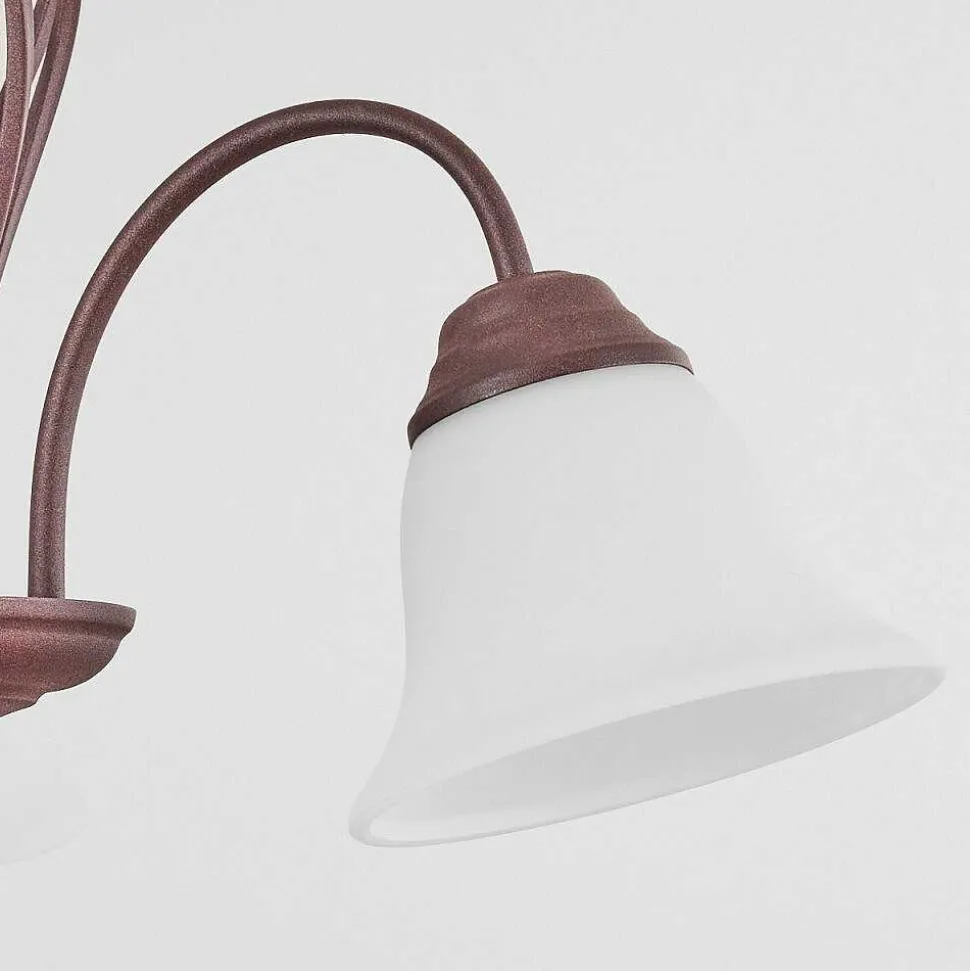 Suspension Mosquerito Rouille, 3 Lumieres