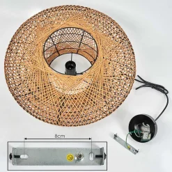 Suspension Mulstrand Noir, 1 Lumiere