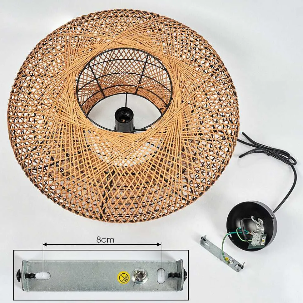 Suspension Mulstrand Noir, 1 Lumiere