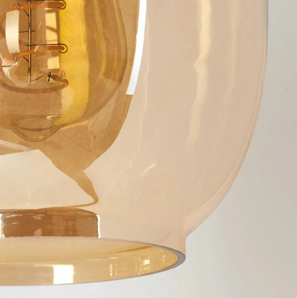 Suspension Nanami Argent Oxyde, Or, 5 Lumieres