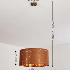 Suspension Nivel Nickel Mat, 1 Lumiere