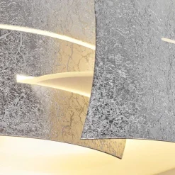 Suspension Novara Argente, 3 Lumieres