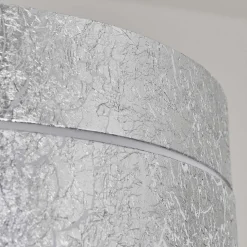 Suspension Novara Argente, 3 Lumieres