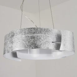 Suspension Novara Argente, 3 Lumieres