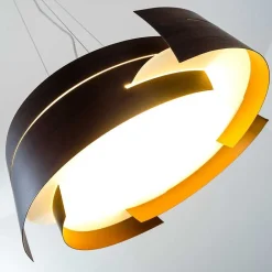 Suspension Novara Brun, 3 Lumieres