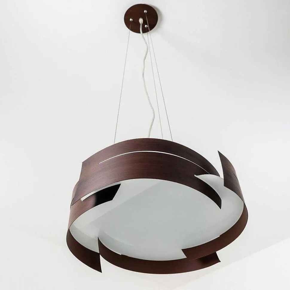 Suspension Novara Brun, 3 Lumieres