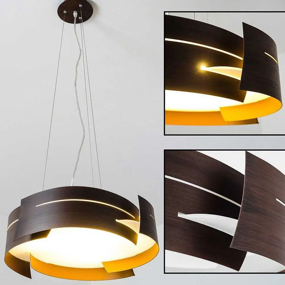 Suspension Novara Brun, 3 Lumieres