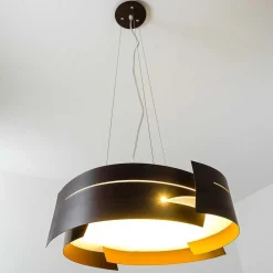 Suspension Novara Brun, 3 Lumieres