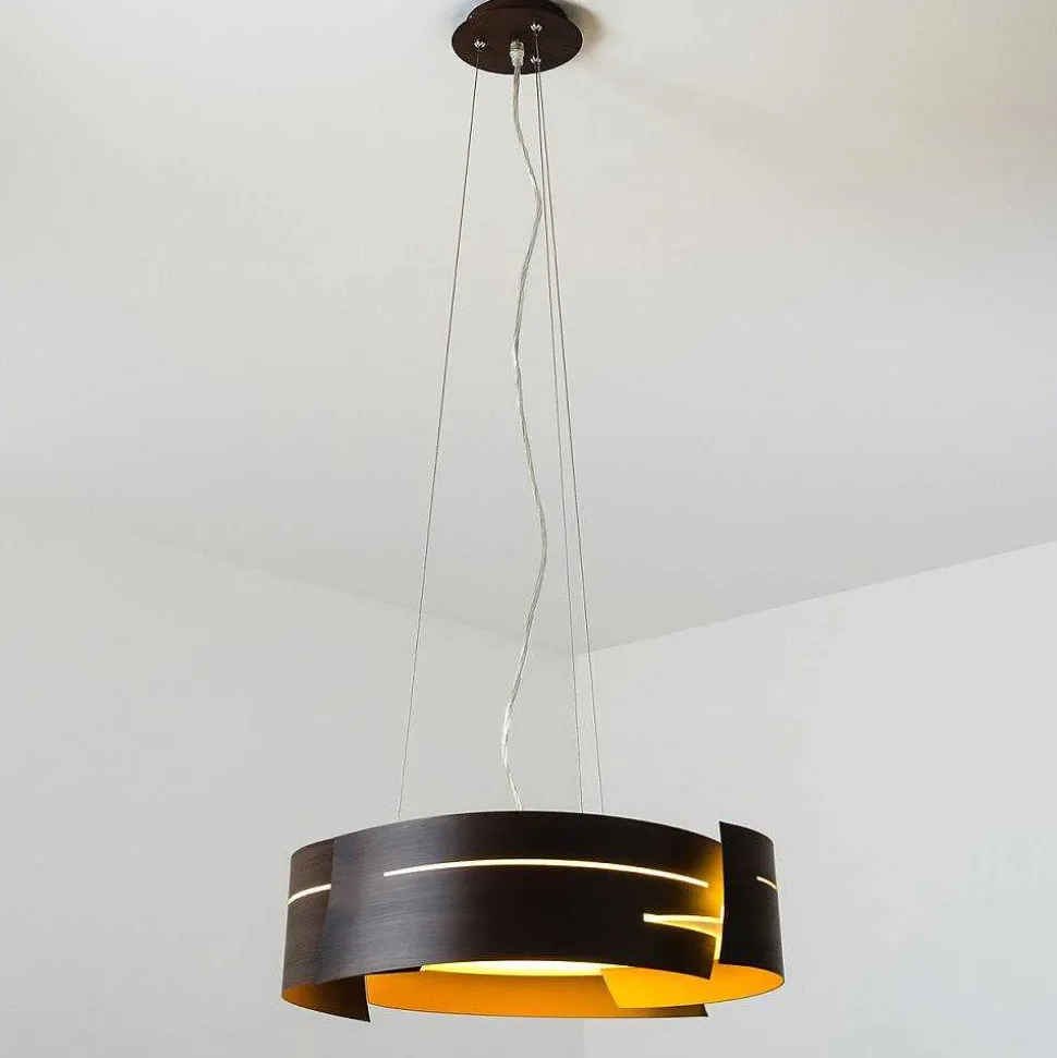 Suspension Novara Brun, 3 Lumieres